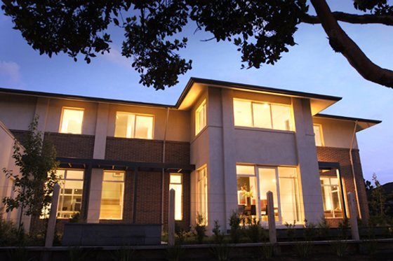 Exterior - Rear Elevation for Modern House Plan #496-2 - 4 bed, 2.5 bath