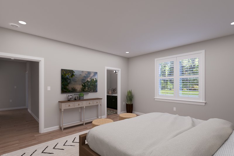 House Blueprint - Interior - Master Bedroom 1 for Craftsman House Plan #1060-479 - 3 bed, 2.5 bath