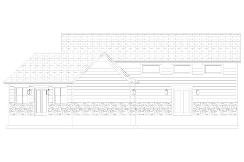 Dream House Plan - Exterior - Other Elevation 1 for Traditional House Plan #1060-353, 0 bath