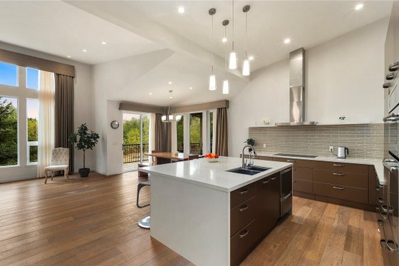Interior - Kitchen 1 for Contemporary House Plan #1066-290 - 3 bed, 2.5 bath