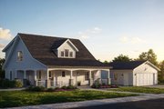 Craftsman Style House Plan - 5 Beds 3 Baths 2288 Sq/Ft Plan #124-803 Exterior 