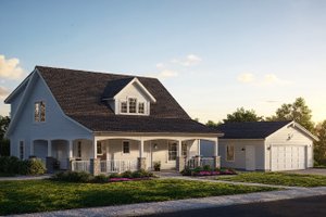 Craftsman Exterior - Front Elevation Plan #124-803