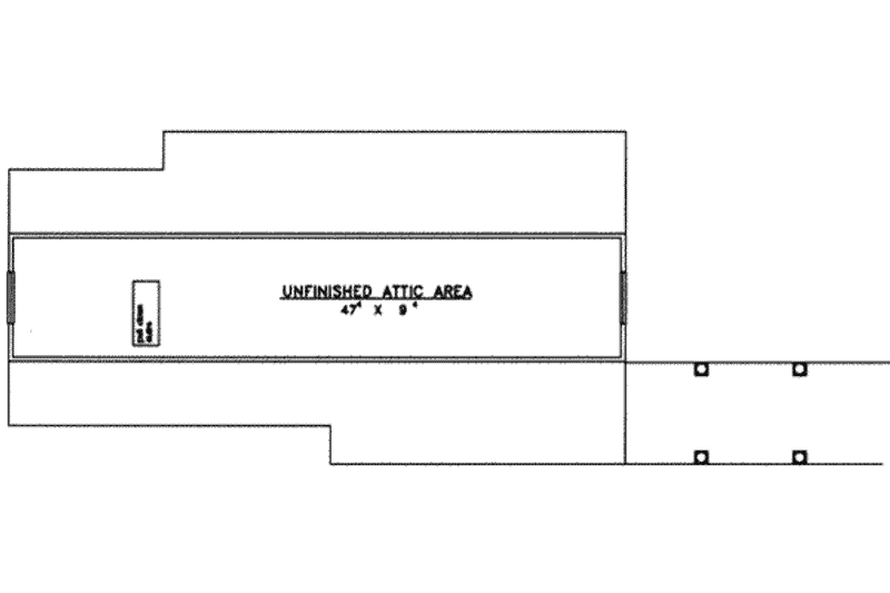 Home Plan - Floor Plan - Upper Floor for Traditional House Plan #117-263, 0 bath