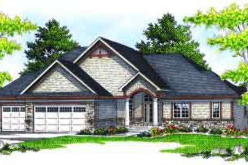 Home Plan - Traditional Exterior - Front Elevation Plan #70-617