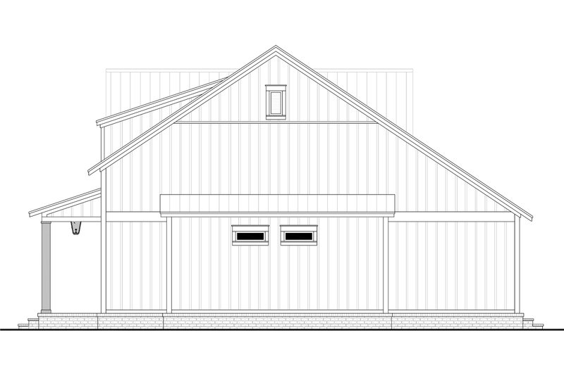Architectural House Design - Exterior - Other Elevation 1 for Farmhouse House Plan #430-256 - 2 bed, 2 bath