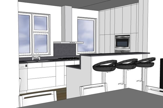 Interior - Other 2 for Modern House Plan #909-8 - 3 bed, 2.5 bath