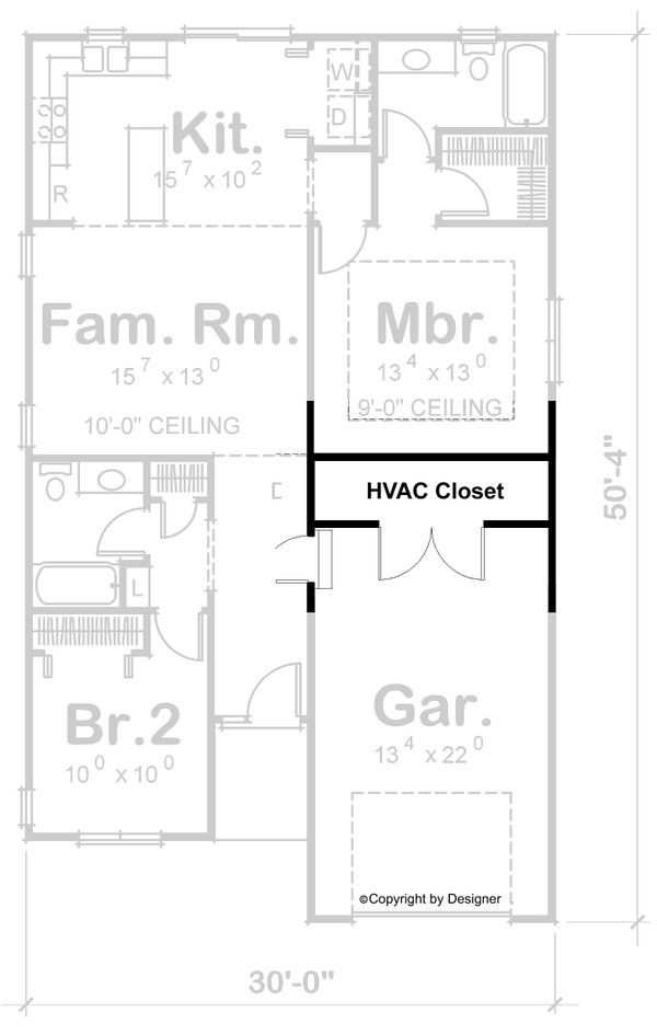 House Blueprint - Traditional Floor Plan - Other Floor Plan #20-1698