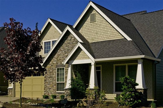 Front View - 2300 square foot Traditional home