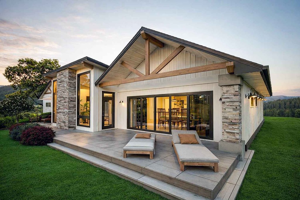 Exterior - Other Elevation for Bungalow House Plan #1101-68 - 3 bed, 3.5 bath