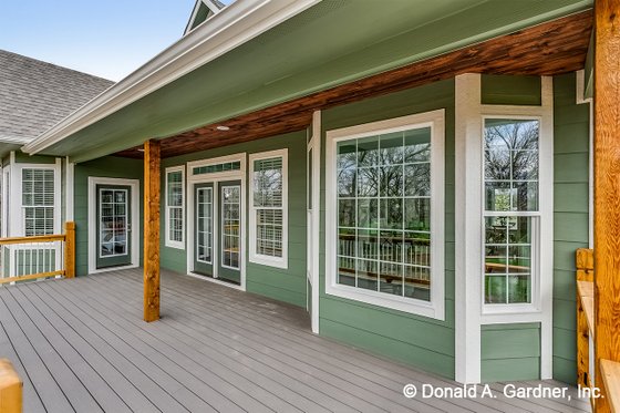 Exterior - Covered Porch for Country House Plan #929-522 - 3 bed, 2.5 bath