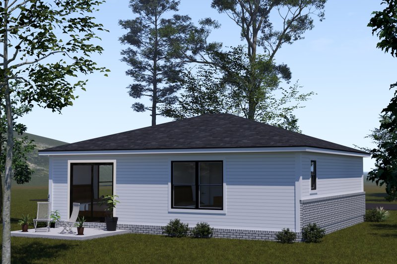 Architectural House Design - Exterior - Other Elevation 1 for Modern House Plan #513-2330 - 2 bed, 2 bath