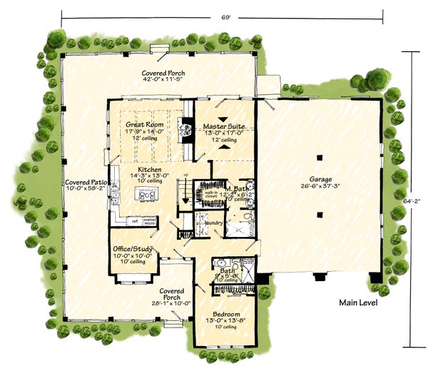 Dream House Plan - Barndominium Floor Plan - Main Floor Plan #942-63