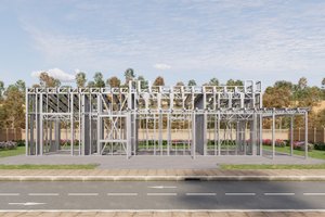 Exterior - Other Elevation 3 for Adobe / Southwestern House Plan #1106-44 - 2 bed, 2 bath