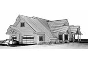 Log Style House Plan - 4 Beds 3 Baths 3280 Sq/Ft Plan #451-4 