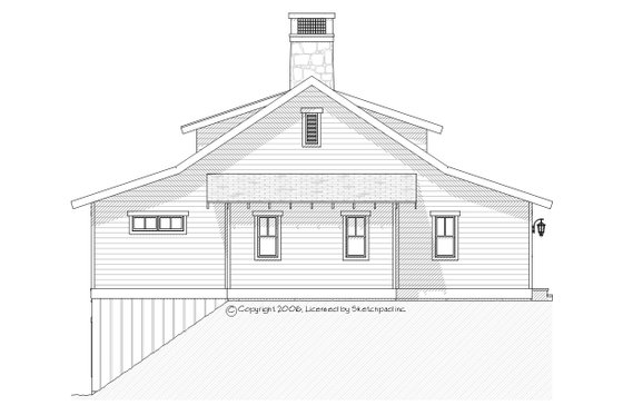 Exterior - Other Elevation 1 for Cottage House Plan #901-35 - 3 bed, 3.5 bath