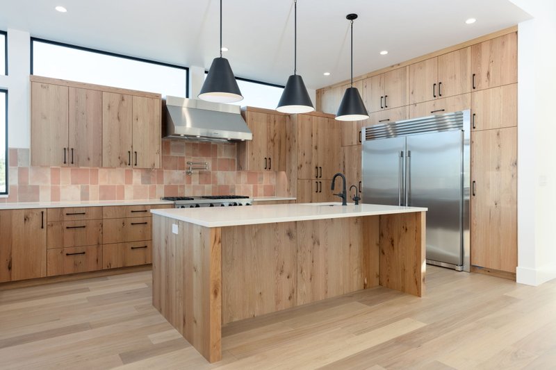 House Blueprint - Interior - Kitchen for Contemporary House Plan #892-44 - 3 bed, 3.5 bath