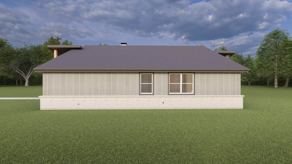 Exterior - Other Elevation 1 for Modern House Plan #1127-18 - 4 bed, 3 bath
