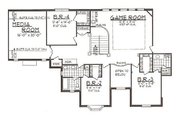 European Style House Plan - 4 Beds 3.5 Baths 5113 Sq/Ft Plan #62-144 