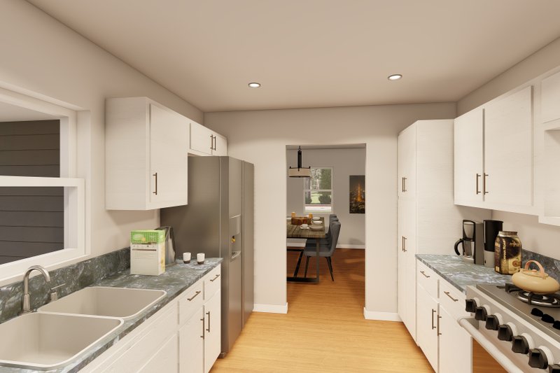 Dream House Plan - Interior - Kitchen for Traditional House Plan #1122-5 - 3 bed, 2 bath
