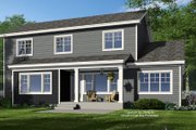 Craftsman Style House Plan - 4 Beds 3.5 Baths 2500 Sq/Ft Plan #51-1373 