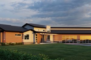 Contemporary Exterior - Front Elevation Plan #112-225