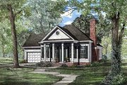 Classical Style House Plan - 2 Beds 2 Baths 1172 Sq/Ft Plan #17-179 