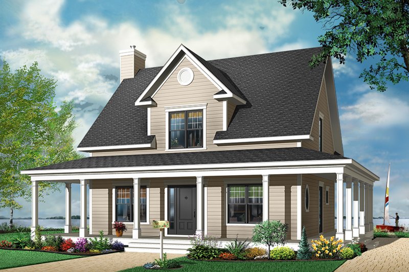 Dream House Plan - Traditional Exterior - Front Elevation Plan #23-822