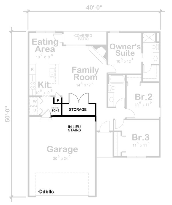 House Blueprint - Farmhouse Floor Plan - Other Floor Plan #20-2363