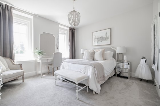 Interior - Bedroom 1 for European House Plan #1114-19 - 6 bed, 4.5 bath