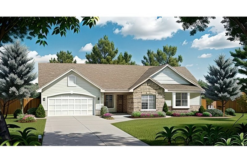 House Plan Design - Traditional Exterior - Front Elevation Plan #58-172