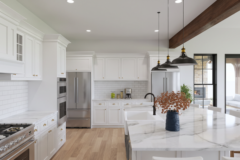 Architectural House Design - Interior - Kitchen 1 for Traditional House Plan #923-519 - 4 bed, 3.5 bath