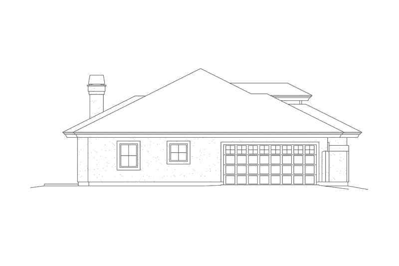 House Blueprint - Exterior - Other Elevation House Plan #57-598 - 2 bed, 2 bath