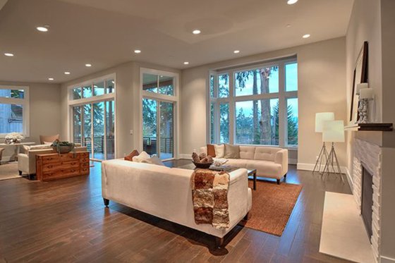 Interior - Family Room for Contemporary House Plan #132-226 - 4 bed, 3 bath