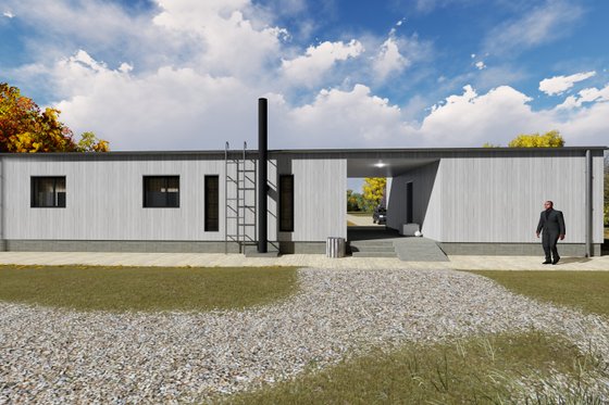 Photo 3 for Modern House Plan #549-21 - 3 bed, 2 bath