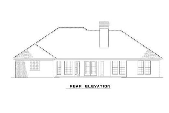 Traditional style home with European accents, elevation