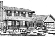 Traditional Style House Plan - 4 Beds 2.5 Baths 1996 Sq/Ft Plan #47-134 
