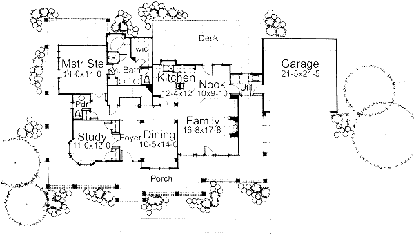 Home Plan - Farmhouse Floor Plan - Main Floor Plan #120-129