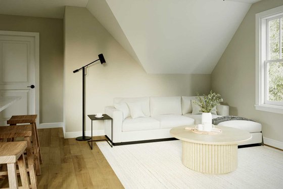 Interior - Family Room for Traditional House Plan #461-116 - 1 bed, 1 bath