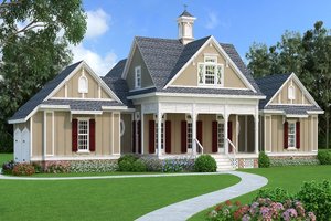 Traditional Exterior - Front Elevation Plan #45-380