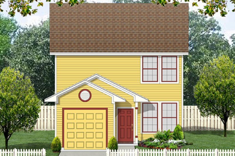 House Plan Design - Colonial Exterior - Front Elevation Plan #84-544