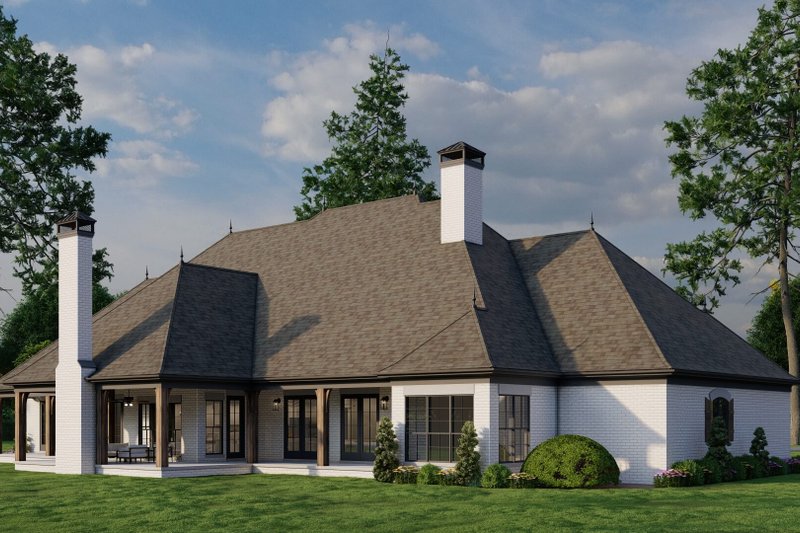 Architectural House Design - Exterior - Other Elevation for European House Plan #17-2387 - 4 bed, 3.5 bath