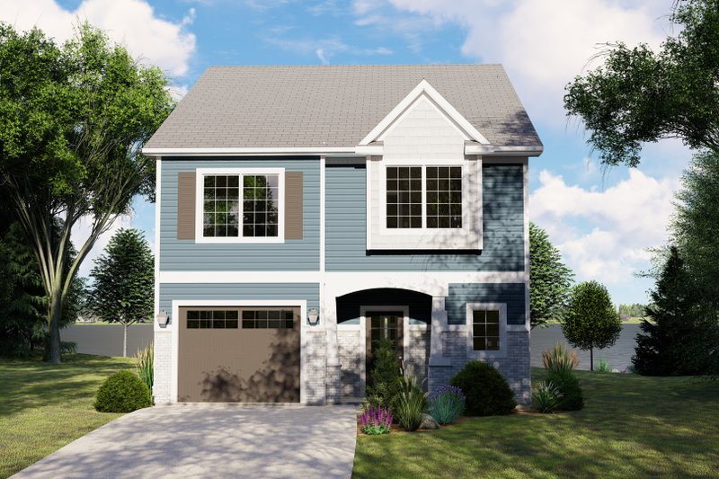 Dream House Plan - Craftsman Exterior - Front Elevation Plan #1064-84