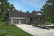 Country Style House Plan - 3 Beds 2 Baths 1717 Sq/Ft Plan #497-42 