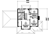 Country Style House Plan - 3 Beds 2 Baths 1708 Sq/Ft Plan #25-4318 
