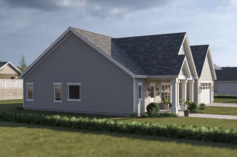 Home Plan - Exterior - Other Elevation 2 for Farmhouse House Plan #455-554 - 3 bed, 2.5 bath