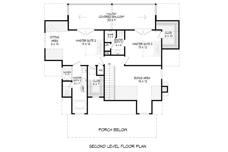 Cabin Style House Plan - 3 Beds 3.5 Baths 2292 Sq/Ft Plan #932-252 ...