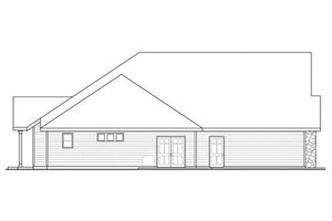 Exterior - Other Elevation for Traditional House Plan #124-843 - 3 bed, 3 bath