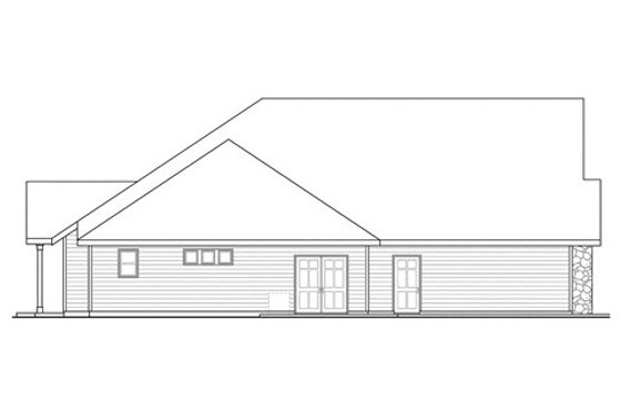Exterior - Other Elevation for Traditional House Plan #124-843 - 3 bed, 3 bath