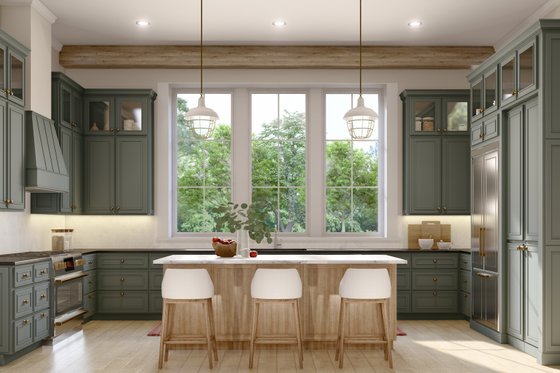 Interior - Kitchen for Cottage House Plan #430-263 - 3 bed, 2.5 bath