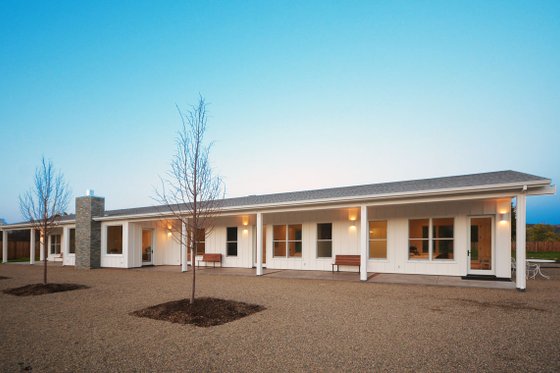 Dream House Plan - Exterior - Front Elevation for Ranch House Plan #888-8 - 3 bed, 3.5 bath